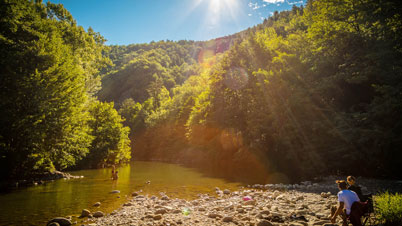 bord de riviere lozere