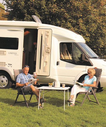 table camping car