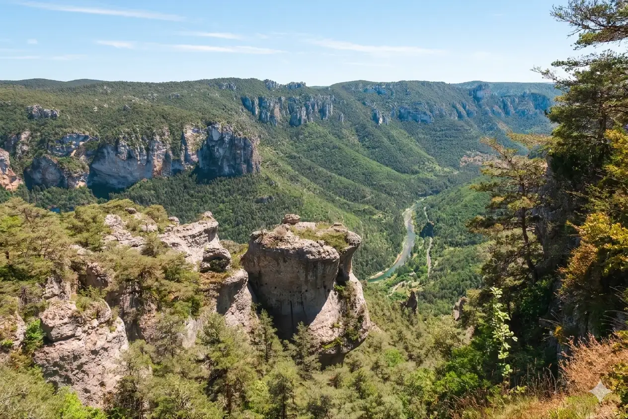 vallée des Gorges de la Jonte